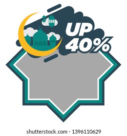 Modern promotion square web ramadhan banner for social media mobile apps 