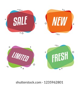 Modern Promotional Transparency Labels