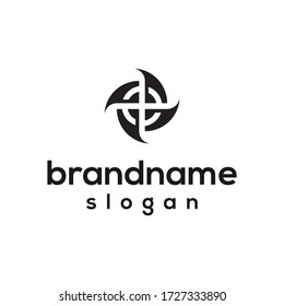 vector de diseño de logotipo de hélice moderna