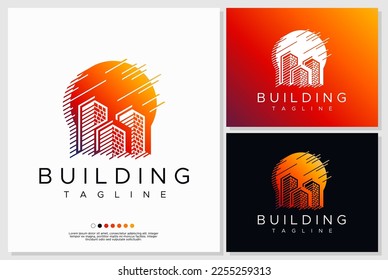 Modern property logo design concept. Construction logo template design.