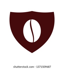 modern protect coffee logo