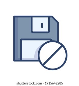 Símbolo de icono de protección de archivo moderno