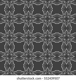 Modern psychedelic geometric pattern. Seamless vector illustration. For interior design, printing, wallpaper, invitations