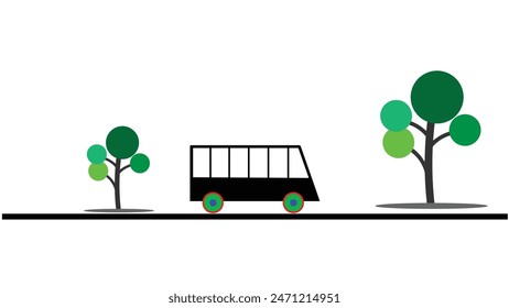modern public transport concept bus Transportation Fast moving shipping delivery. 