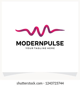 Modern Pulse Logo Design Template