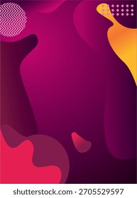 modernes violettes abstraktes Hintergrunddesign für Poster