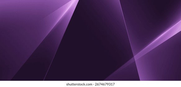 Fundo moderno roxo abstrato com linhas diagonais e polígono fundo elegante e banner produto de negócios presente