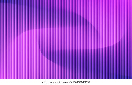 Modern purple abstract background with vertical stripes and smooth gradient shapes.