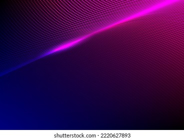 Modern purple blue gradient flowing wave lines.