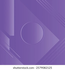 Modern purple circle line shape abstract background