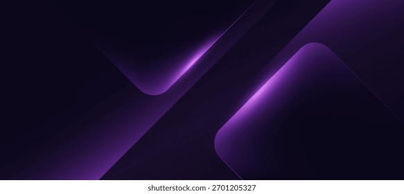 Fondo Abstractas geométrico púrpura moderno con líneas brillantes