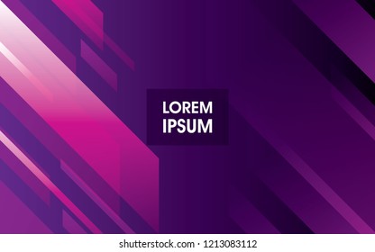 Modern purple geometric background vector