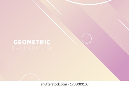 diseño de banner de fondo geométrico abstracto de gradiente violeta moderno.