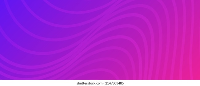 Modern purple gradient backgrounds with wave lines. Header banner. Bright geometric abstract presentation backdrops. Vector illustration