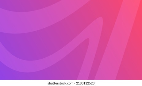 Fondo de degradado violeta moderno con líneas onduladas. Cartel de cabecera. Fondo de presentación abstracta geométrica brillante. Ilustración del vector