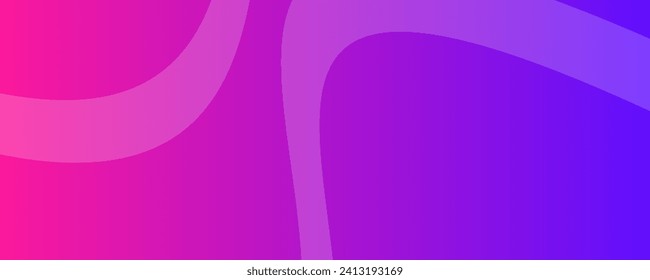 Modern purple gradient backgrounds with wave lines. Header banner. Bright geometric abstract presentation backdrops. Vector illustration