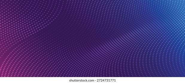 Ilustración vectorial de fondo de semitono púrpura moderno