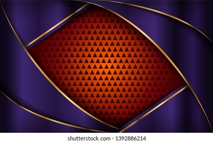 Modern Purple And Orange Background