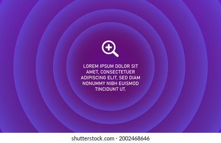 Modern Purple Presentation Background With Circles