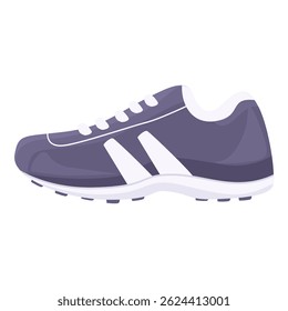 Modern purple sneaker designed for running and training activities
