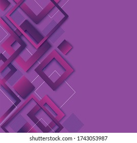 modern purple square gradient trendy background vector illustration EPS10