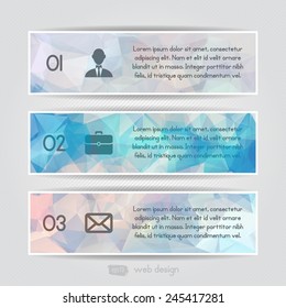 Modern purple triangular style Business Infographics. Vector illustration. can be used for workflow layout, diagram, number options, web design, infographics.