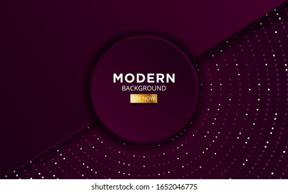 modern purple vector background in dots circle texture.