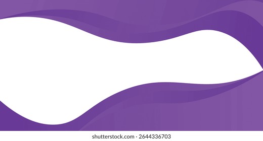 Modern Purple Wave Border Background. vector illustration eps10