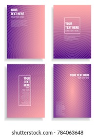 modern purplish cover design with dynamic halftone gradient geometric pattern