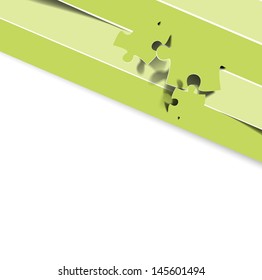 Modern Puzzle Design Banner Template