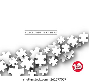 Modern Puzzle Design Banner Template