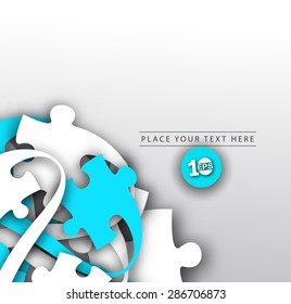 Modern Puzzle Design Banner Template