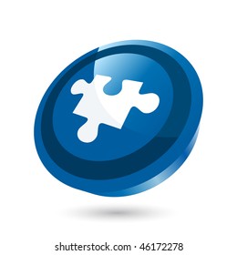 signo de rompecabezas moderno