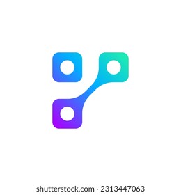 Modern QR Scanner Logo Design Vector