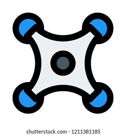 modern quadcopter drone