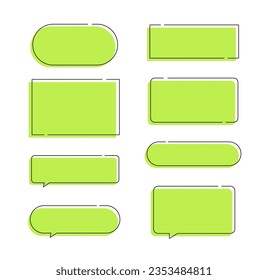 cita moderna para elementos de diseño de plantillas de texto.