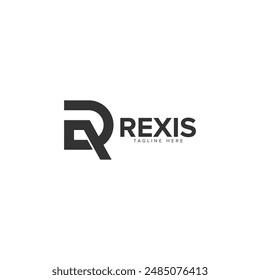 Modern r letter logo concept