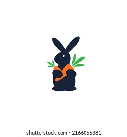 Modern Rabbit Logo Design Template