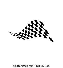 Modern Race Flag Background Template