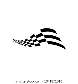 Modern Race Flag Background Template