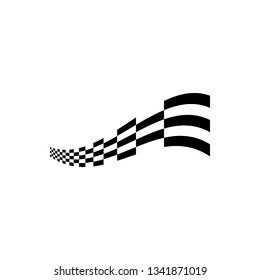 Modern Race Flag Background Template