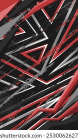 Moderno plano de fundo de corrida abstrato faixas geométricas para camisa de sublimação