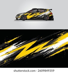 modern racing car vector illustration .	