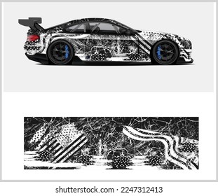 modern racing car wrap strip for  your Vehicle wrap design