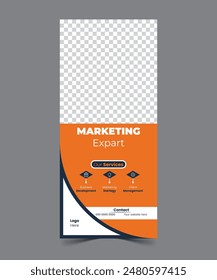 Plantilla de diseño de tarjeta de rack moderna