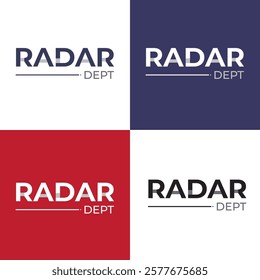 MODERN RADAR DEPT LOGO EPS