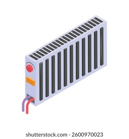 Modern radiator heater for heating indoor spaces in winter.