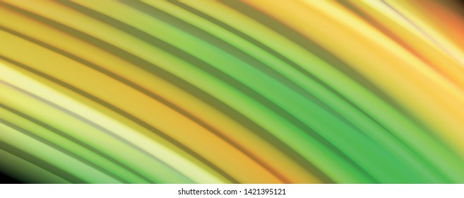 Modern rainbow liquid color flow colorful poster. Wave Liquid shape in black color background. Abstract composition