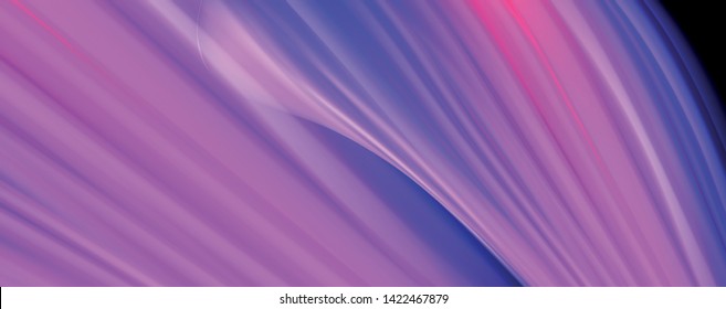 Afiche colorido de color líquido de arcoiris moderno. Forma líquida ondulada en color negro. Composición abstracta