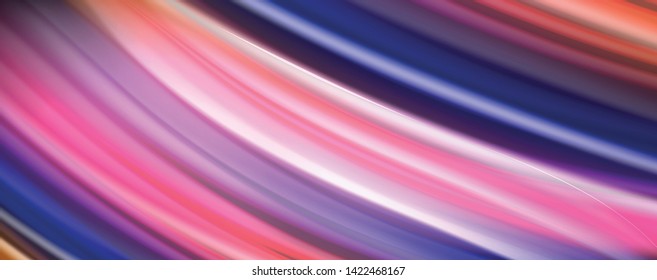 Modern rainbow liquid color flow colorful poster. Wave Liquid shape in black color background. Abstract composition